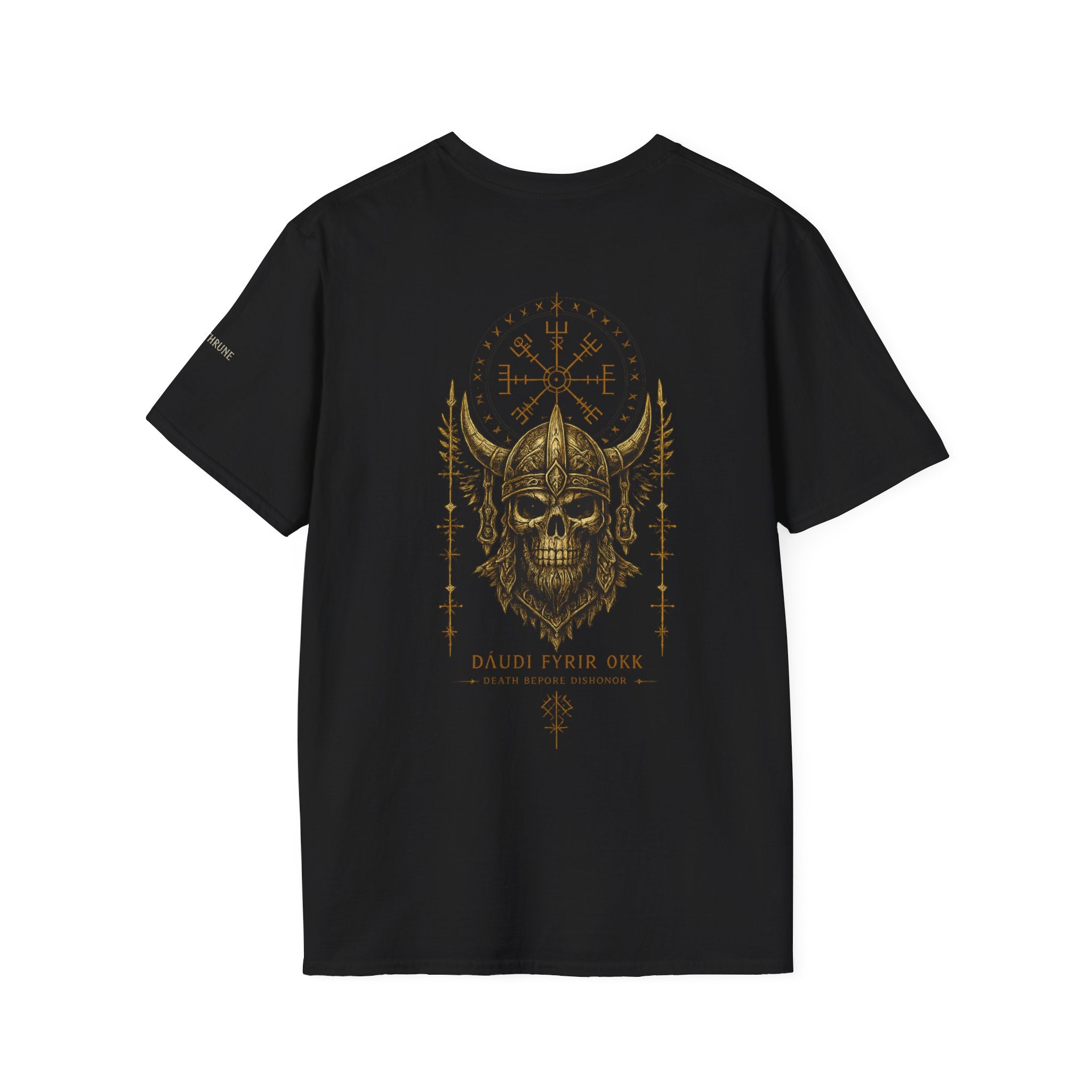 NORTHRUNE UK® Death Before Dishonor Viking T-Shirt | Premium Unisex Tee
