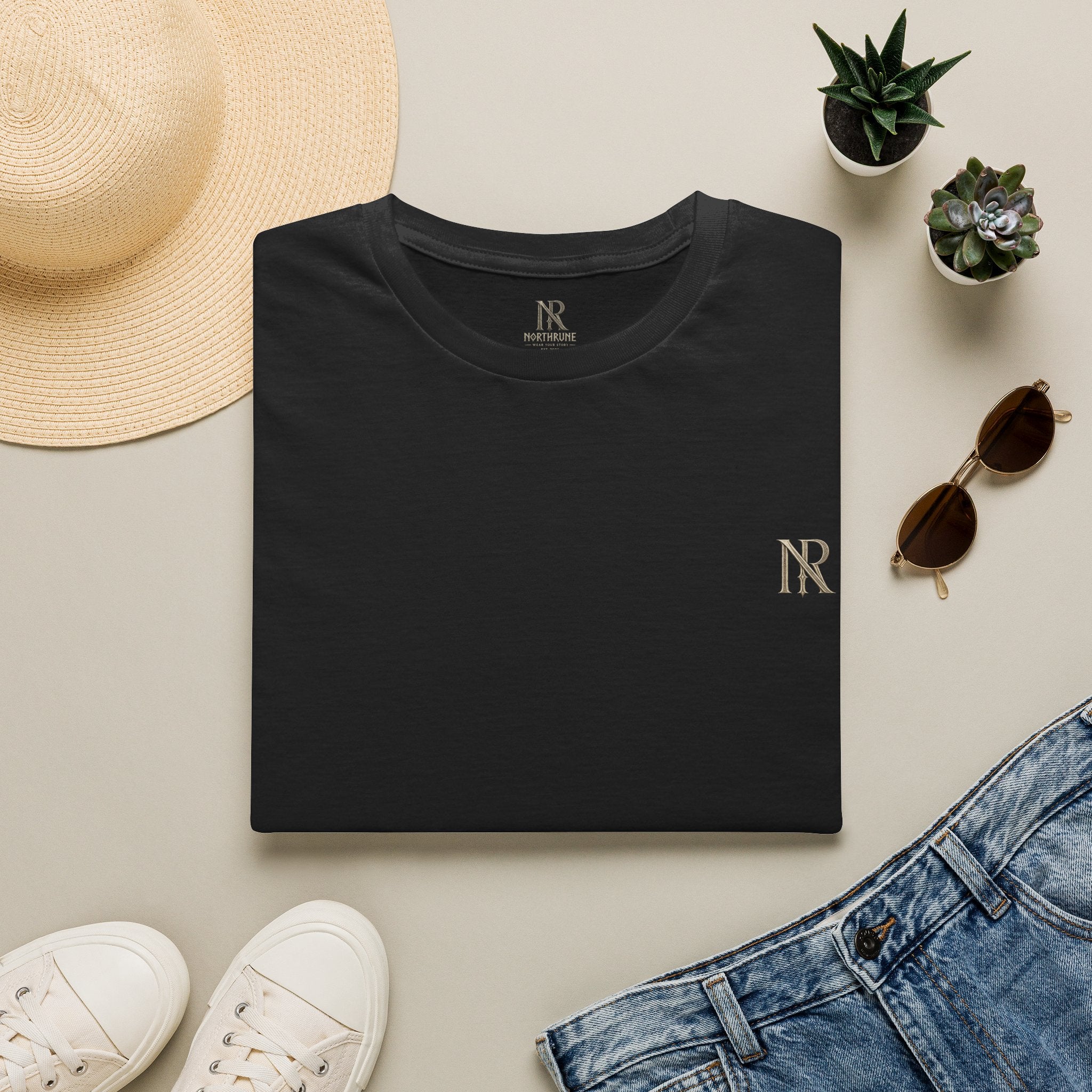 NORTHRUNE UK® Huginn & Muninn Viking T-Shirt | Premium Unisex Tee