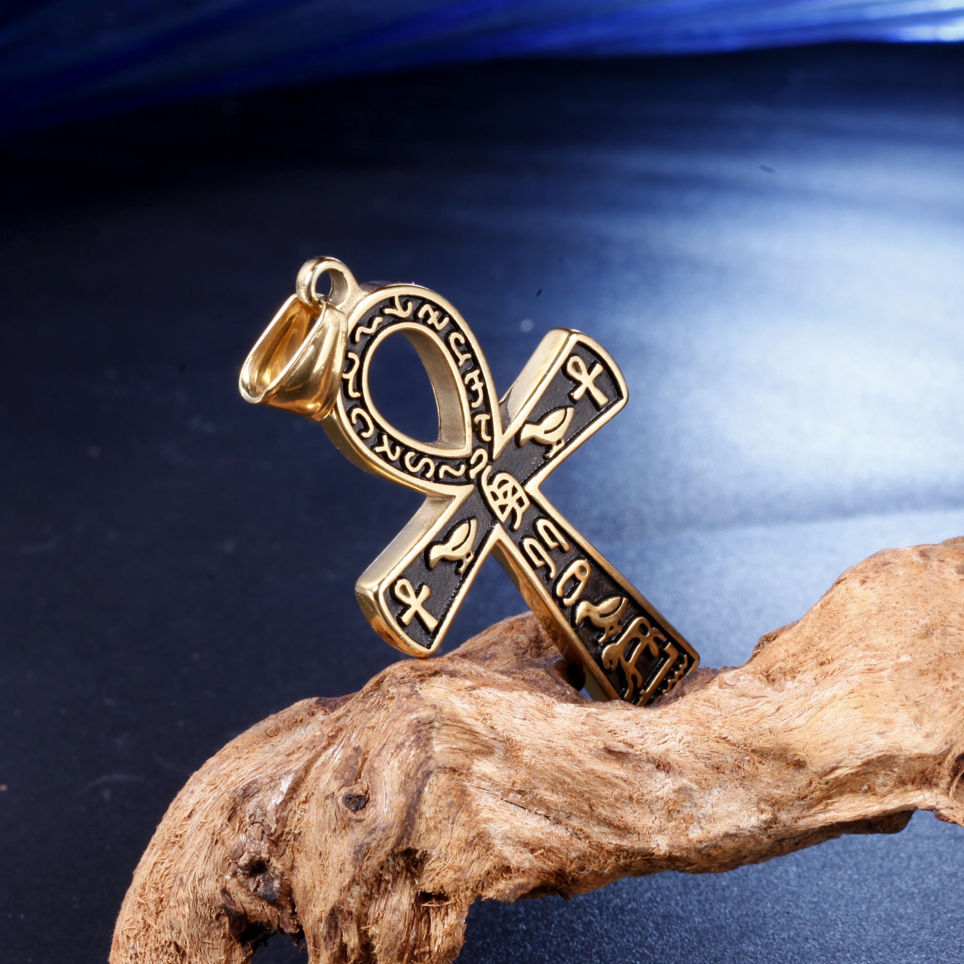 NorthRune Ankh Cross Pendant | Vintage Egyptian Style Symbolic Necklace Pendant