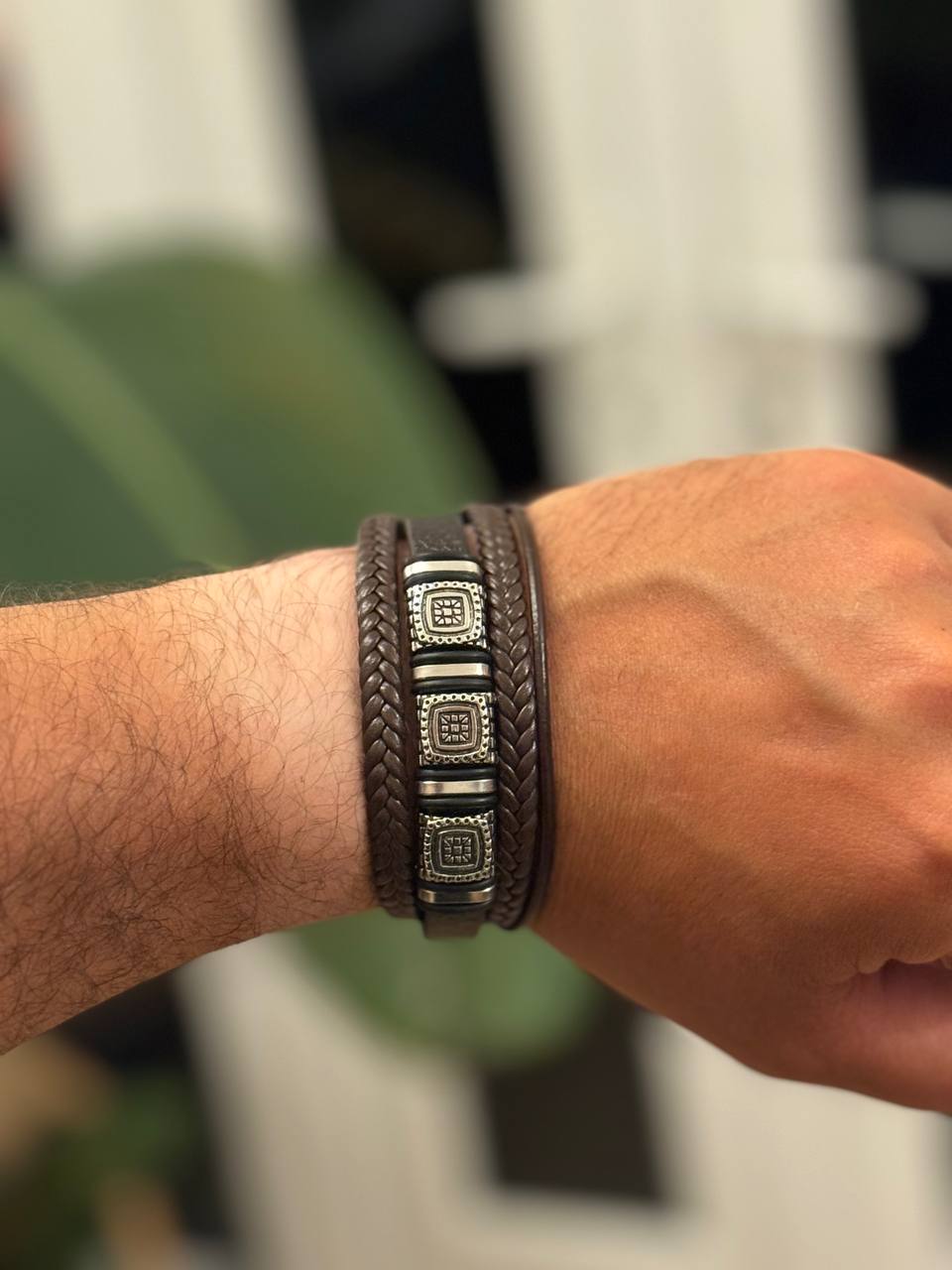NorthRune Nordic Leather Bracelet