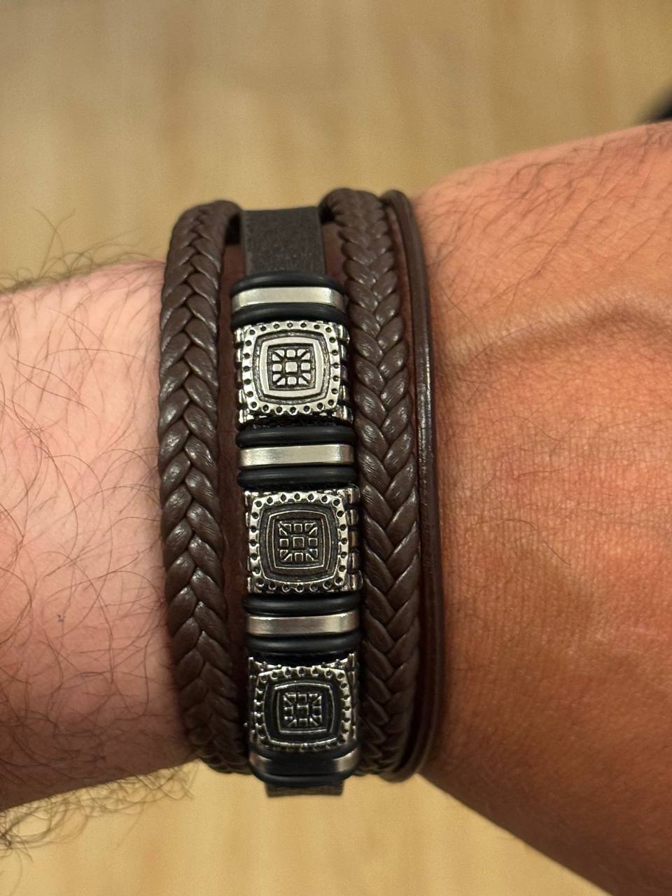 NorthRune Nordic Leather Bracelet