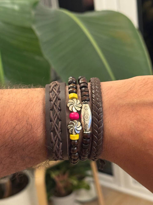 NorthRune Artisan Bead Bracelet Set