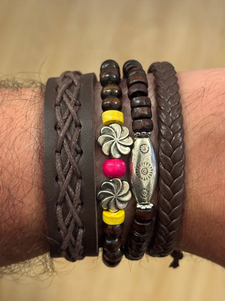 NorthRune Artisan Bead Bracelet Set