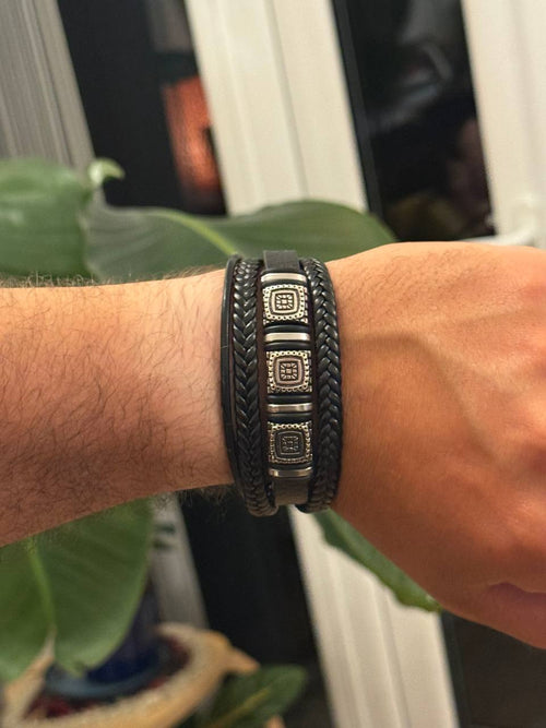 NorthRune Black Nordic Bracelet