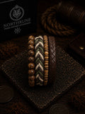 NorthRune Woodland Rope Bracelet Set