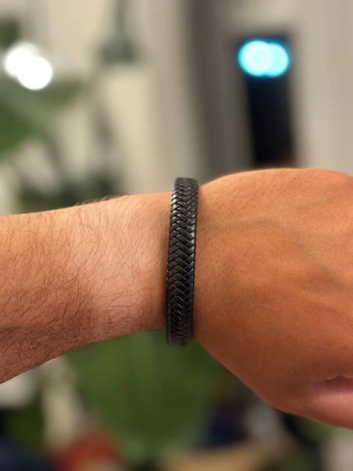 NorthRune Black Braided Bracelet