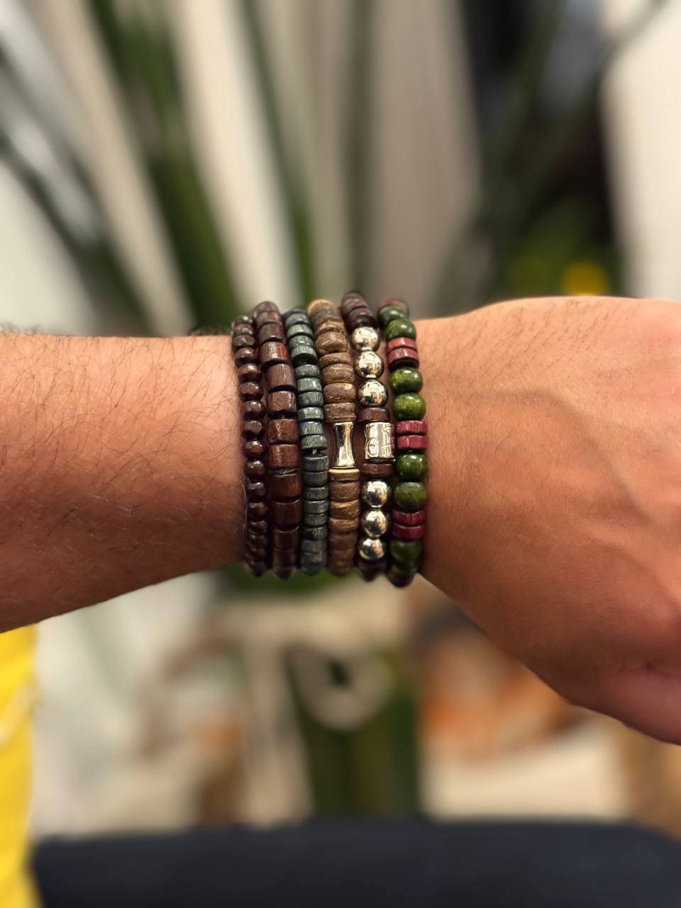 NorthRune Forest Rune Bead Bracelet Set