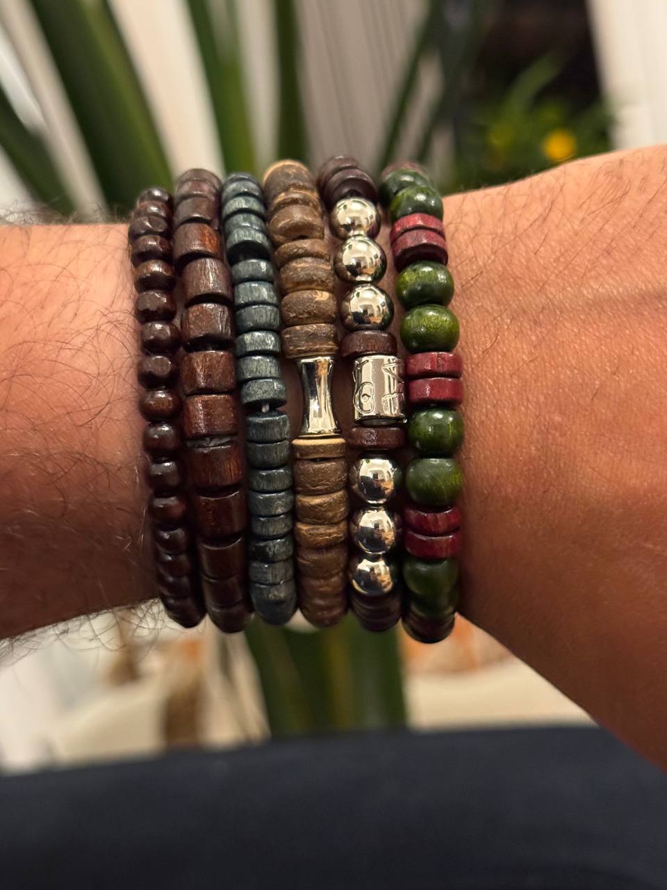 NorthRune Forest Rune Bead Bracelet Set