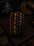 NorthRune Earthwood Bead Bracelet Set