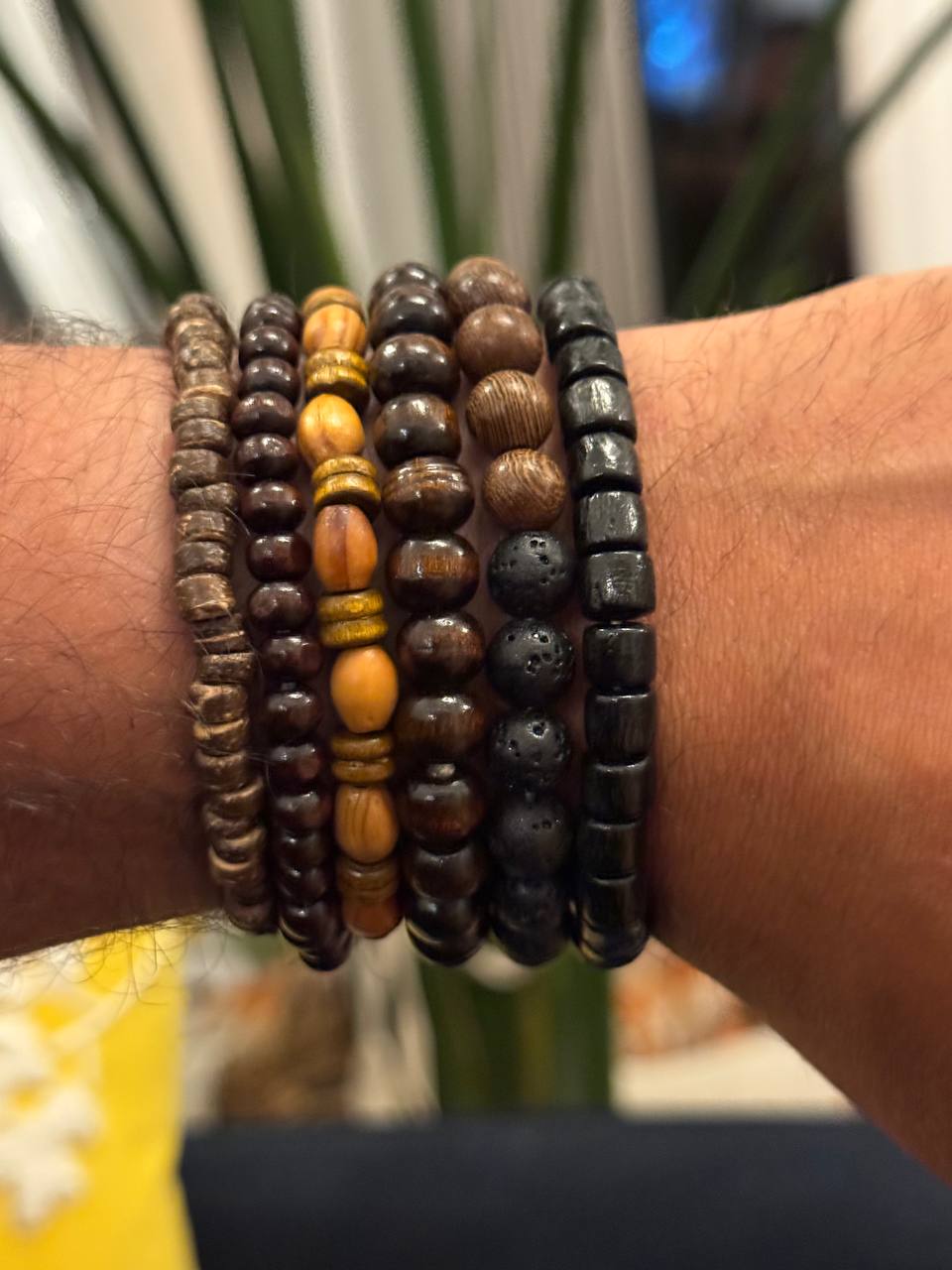 NorthRune Earthwood Bead Bracelet Set