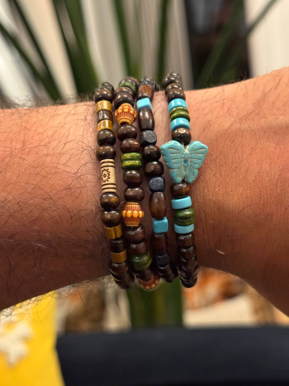 NorthRune Butterfly Bead Bracelet Set