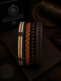 NorthRune Heritage Leather Bracelet Set