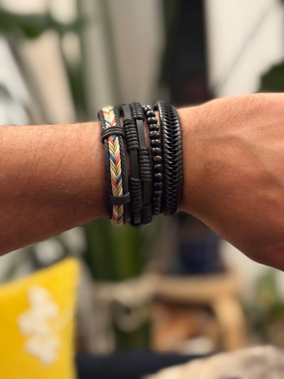 NorthRune Raven Cord Bracelet Set