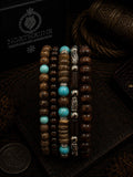 NorthRune Turquoise Bead Bracelet Set