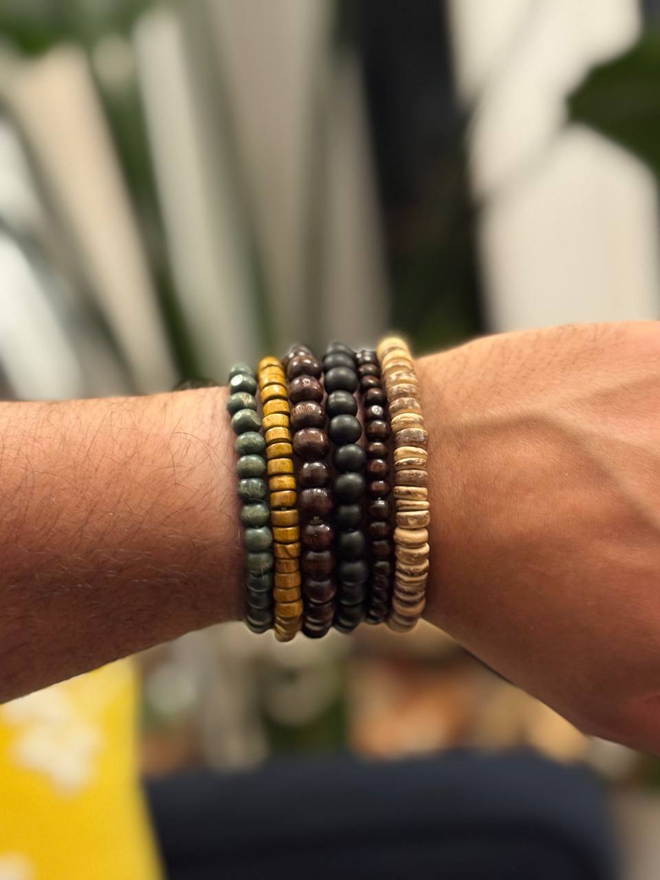 NorthRune Natural Bead Bracelet Se
