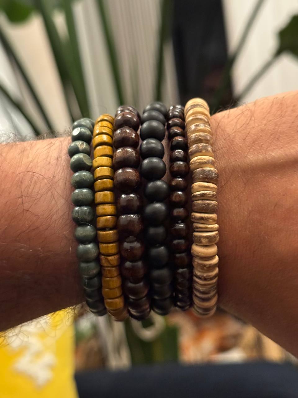 NorthRune Natural Bead Bracelet Se