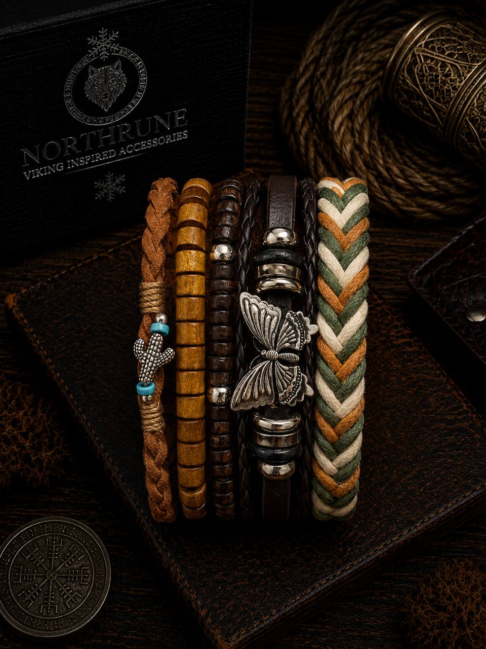 NorthRune Butterfly Bracelet Set